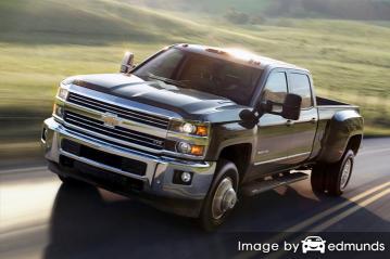 Insurance rates Chevy Silverado 3500HD in Stockton