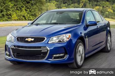Insurance rates Chevy SS in Stockton