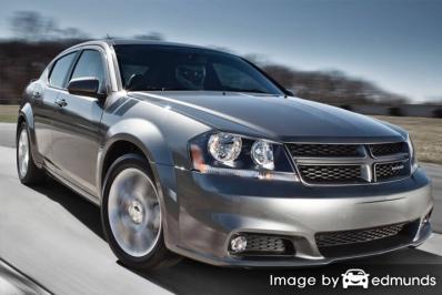 Insurance rates Dodge Avenger in Stockton