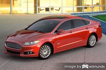 Insurance rates Ford Fusion Energi in Stockton