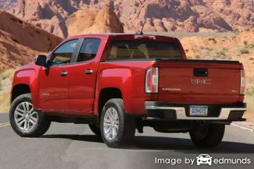 Insurance rates GMC Canyon in Stockton
