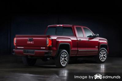 Insurance rates GMC Sierra in Stockton