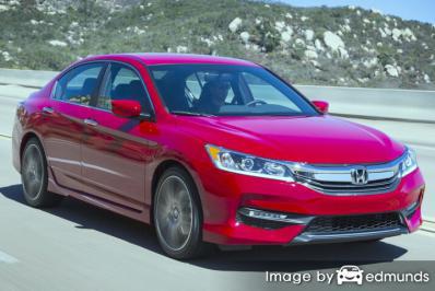 Insurance rates Honda Accord in Stockton