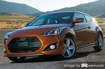 Insurance rates Hyundai Veloster in Stockton