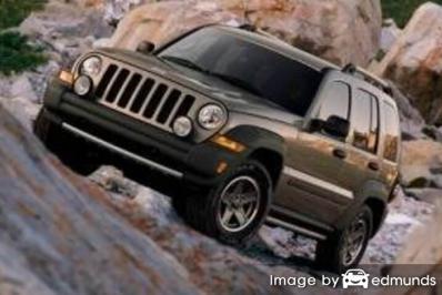 Insurance rates Jeep Liberty in Stockton