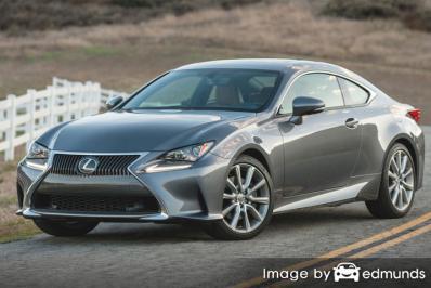 Insurance rates Lexus RC 300 in Stockton