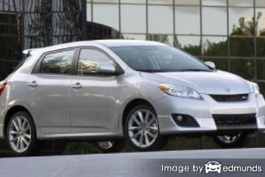 Insurance rates Toyota Matrix in Stockton