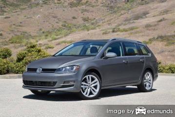 Insurance rates Volkswagen Golf SportWagen in Stockton